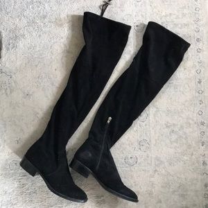 Sam Edelman paloma suede knee high boots size 8